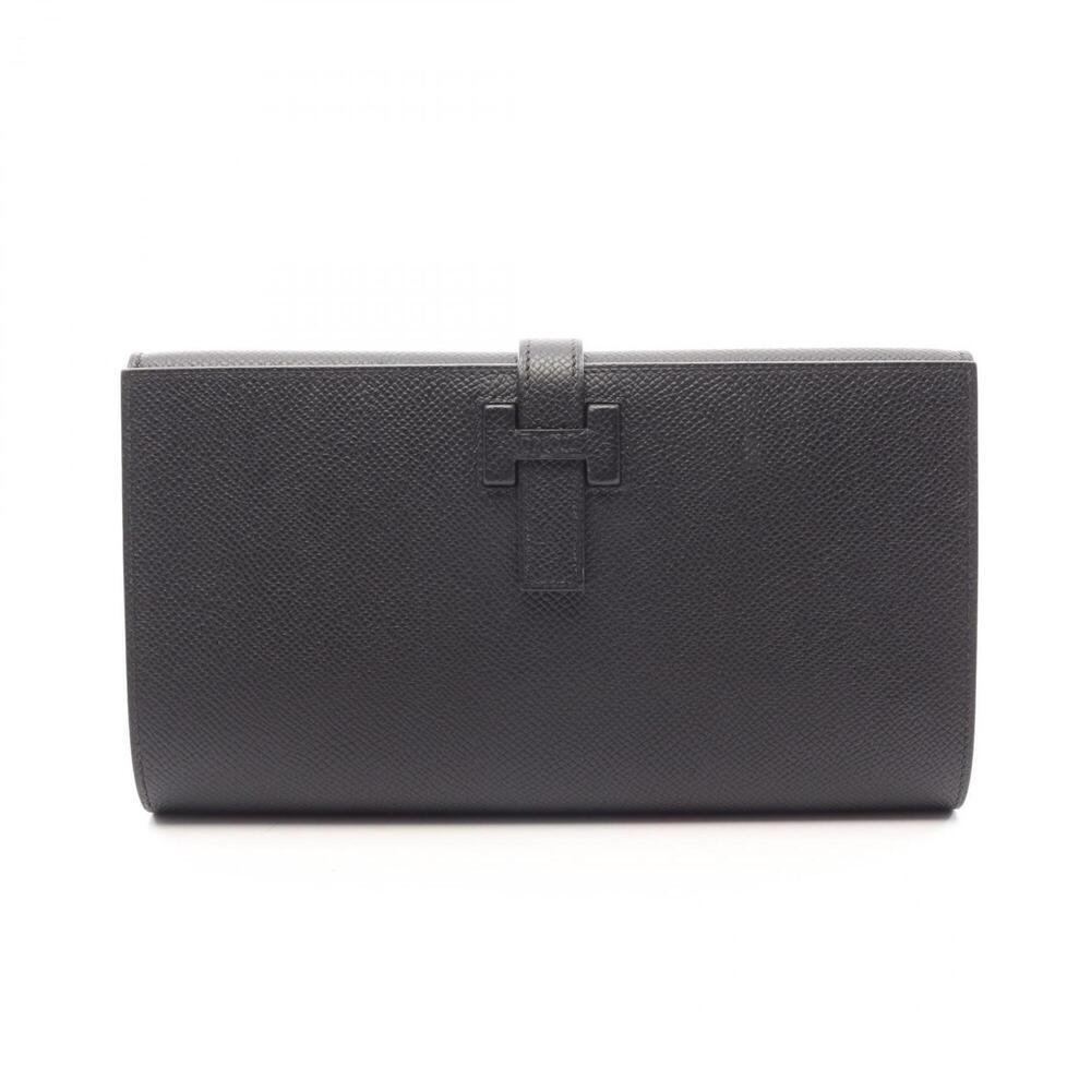 Hermes New H Passant Toutain Man Bi-fold Long Wallet, Leather, Calfskin (Cowh...